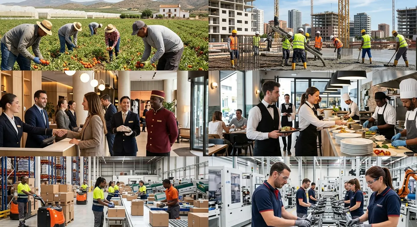 key-industries-in-spain-hiring-foreign-workers